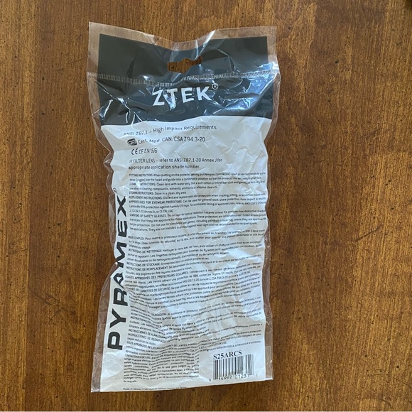 Pyramex Ztek (BRAND NEW) ARC Safety Glasses with Clear IR Coated Lens - Picture 8 of 9